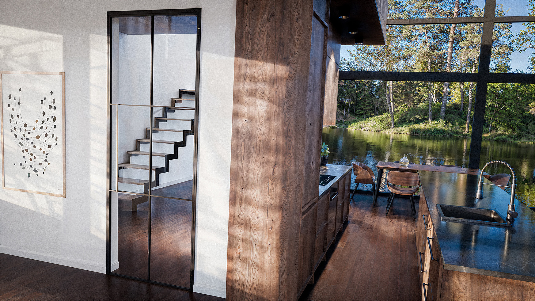 product render New York doors